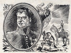 Portræt af Joseph Leopold Sigisbert Hugo, fransk general, far til Victor Hugo. Fra 1928. af Unknown Artist