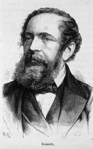 Portræt af Lajos Kossuth (1802-1894), ungarsk politiker af Unknown artist