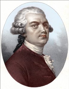 Portræt af Lekain (Henri Louis Cain (Henri-Louis Le Kain) (1729-1778) af Unknown artist