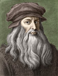 Portræt af Leonardo da Vinci af Unknown artist