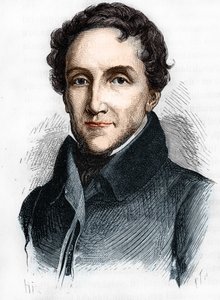 Portræt af Louis-Mathieu Mole - Portræt af Louis Mathieu, greve af Molè (1781 - 1855), fransk politiker - i "" L