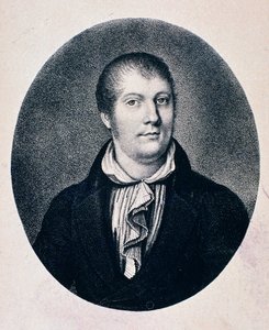 Portræt af Louis Spohr (gravering af Unknown artist