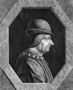 Portræt af Louis XI (1423 - 1483), konge af Frankrig. af Unknown artist