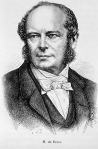Portræt af M. de Beust af Unknown artist