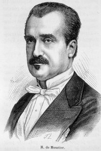 Portræt af M. de Moustier af Unknown artist