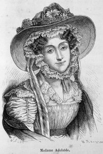 Portræt af Madame Adelaide af Unknown artist