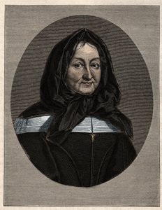Portræt af Madame Marie de Rubelles, Lady of Miramion (1629-96) grundlæggeren af den hellige families døtre af Unknown artist