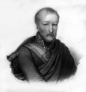 Portræt af Maria José Isidoro de Bourbon, Don Carlos (1788 - 1855) spædbarn af Spanien, gravering af det 19. århundrede af Unknown artist