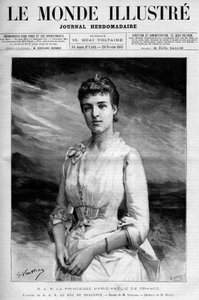 Portræt af Marie Amelie d