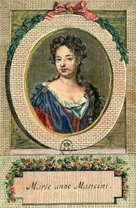 Portræt af Marie Anne Mancini af Unknown artist