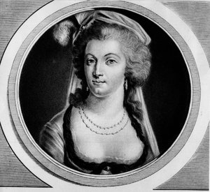 Portræt af Marie Antoinette (Marie-Antoinette af Unknown artist