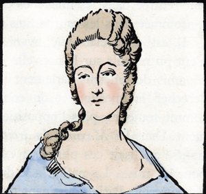 Portræt af Marie Gouze dit Olympe de Gouges (tegning) af Unknown Artist