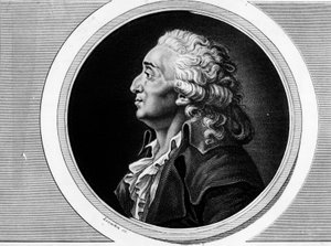 Portræt af Marie Jean Antoine Nicolas de Caritat, Marquis de Condorcet (1743-1793), deputeret ved Nationalkonventet og filosof. Indgravering i "" Komplet samling af historiske malerier fra den franske revolution, i tre bind.""" 1804. af Unknown artist