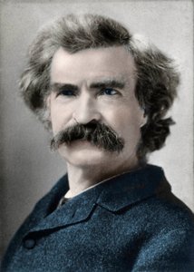 Portræt af Mark Twain (Samuel Langhorne Clemens) (1835-1910) amerikansk forfatter af Unknown artist