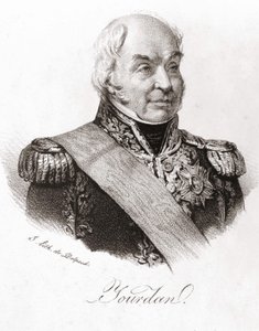Portræt af marskal Jean Baptiste Jourdan (1762 - 1833). af Unknown artist
