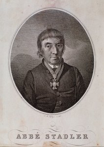 Portræt af Maximilian Stadler (gravering af Unknown artist
