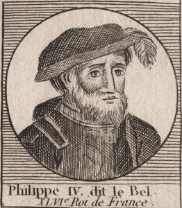 Portrait of Philip IV the Fairdani af Unknown artist