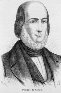 Portræt af Philippe de Girard, fransk opfinder og industrimand (1775 - 1845) af Unknown artist