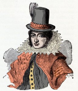 Portræt af Pocahontas (Matoaka, Amatute), derefter Rebecca Rolfe (ca. 1595-1617) af Unknown artist