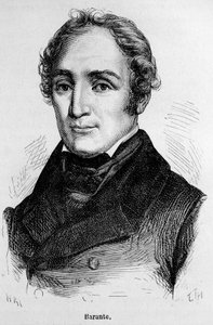 Portræt af Prosper Brugiere de Barante, fransk historiker og politiker (1782 - 1866). af Unknown artist