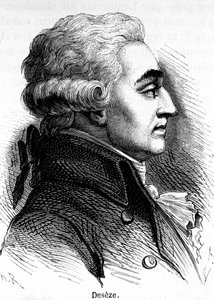 Portræt af Romain Deseze eller De Seze (1748-1828), advokat for Ludvig XVI under hans retssag. af Unknown artist