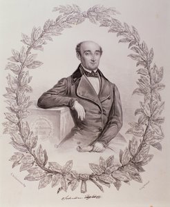 Portræt af Salvatore Taglioni (gravering af Unknown artist