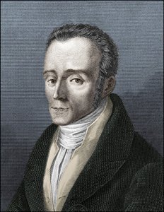 Portræt af Silvio Pellico, italiensk forfatter (1789-1854) af Unknown artist