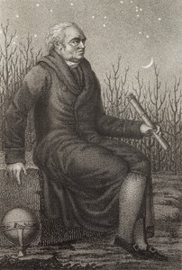 Portræt af William Herschel (1738-1822) tyskfødt britisk astronom - af Unknown artist