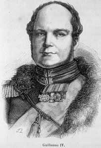 Portræt af William IV (1765 - 1837), konge af England og Irland af Unknown artist