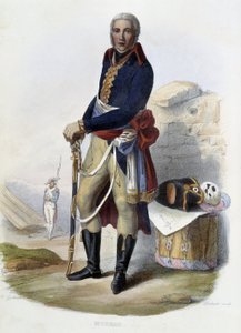 Portræt af den franske general Jean Victor (Jean-Victor) Moreau (1763-1813) - i "" Le Plutarque francais"", red. Mennechet, Paris af Unknown artist