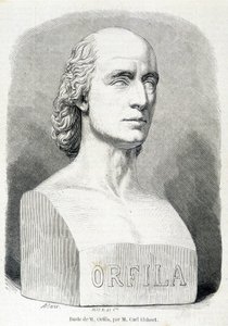 Portræt af den franske læge og kemiker Orfila (1787 - 1853). af Unknown artist