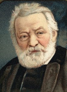 Portræt af den franske forfatter Victor Hugo (1802 - 1885). af Unknown artist