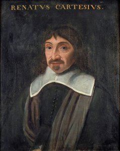 Portræt af filosoffen Rene Descartes (1596-1650), Anonym. Olie på lærred af Unknown artist