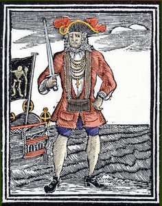 Portræt af piraten Bartholomew 