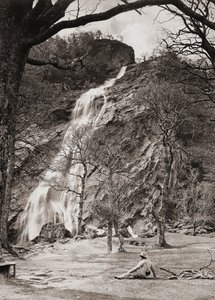 Powerscourt vandfald, Irland af Unknown artist