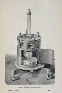 Kvadrantelektrometer af W. Thomson - i "" Popular physics"" af Emile Desbeaux af Unknown artist