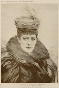 Dronning Alexandra, efter Wilmshurst af Unknown Artist