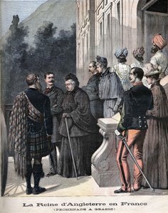Dronning Victoria i Grasse, Frankrig i april 1891 af Unknown artist