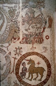 Repræsentation af den imaginære indiske fauna, der symboliserer Alexander den Stores bedrifter af Unknown artist