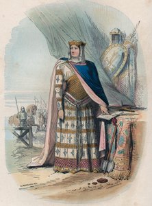 Richilde af Ardennerne (eller Richilde af Provence) (ca. 845? 2. juni 910, Kongeriget Nedre Bourgogne) var den anden ægtefælle af Karl den Skalde, konge og kejser af frankerne - Portræt af Richilde d