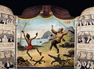 Robinson Crusoe og fredag af Unknown artist
