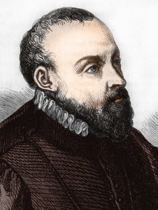 Roland de Lassus. (Orlando di Lasso) 1532-1594 fransk-flamsk komponist af Unknown artist