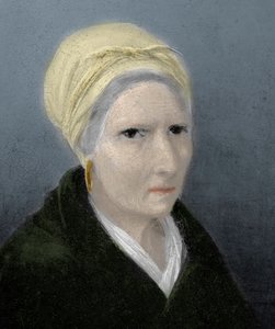 Rosa Raimondi (1776-1852) mor til Giuseppe Garibaldi - Giuseppe Garibaldis mor - tegner efter et anonymt maleri. af Unknown artist