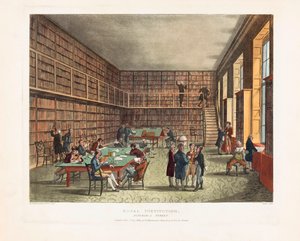 Kongelig Institutionsbibliotek af Unknown artist