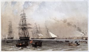 Royal Yacht of England af Unknown artist