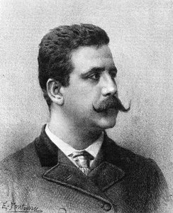 Ruggero Leoncavallo. Italiensk komponist (1858 til 1919). af Unknown artist