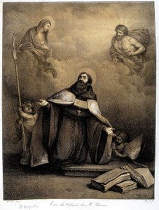 Sankt Augustin (354-430) - 1800-tallet af Unknown artist