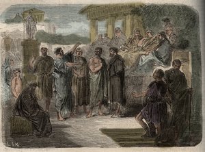 Sankt Paulus prædiker i Athen - Forudsigelsen af Sankt Paulus i Athen - Paulus