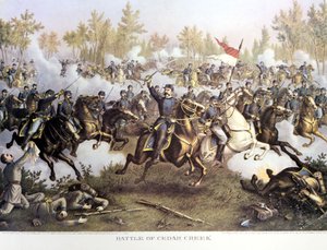 Løsrivelseskrig (1861 - 1865) eller amerikansk borgerkrig: 19. oktober af Unknown artist