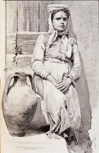 Siciliansk pige af Unknown artist